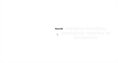 Desktop Screenshot of neonik.pl