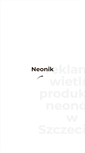 Mobile Screenshot of neonik.pl