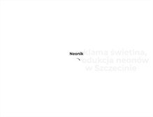 Tablet Screenshot of neonik.pl